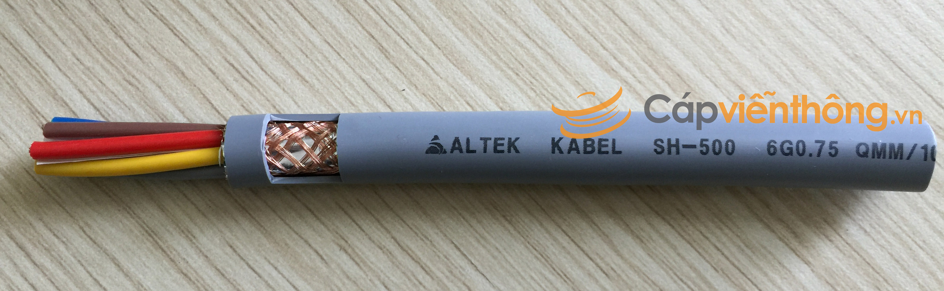 Cáp điều khiển có lưới Altek Kabel SH-500 6G 0.75QMM