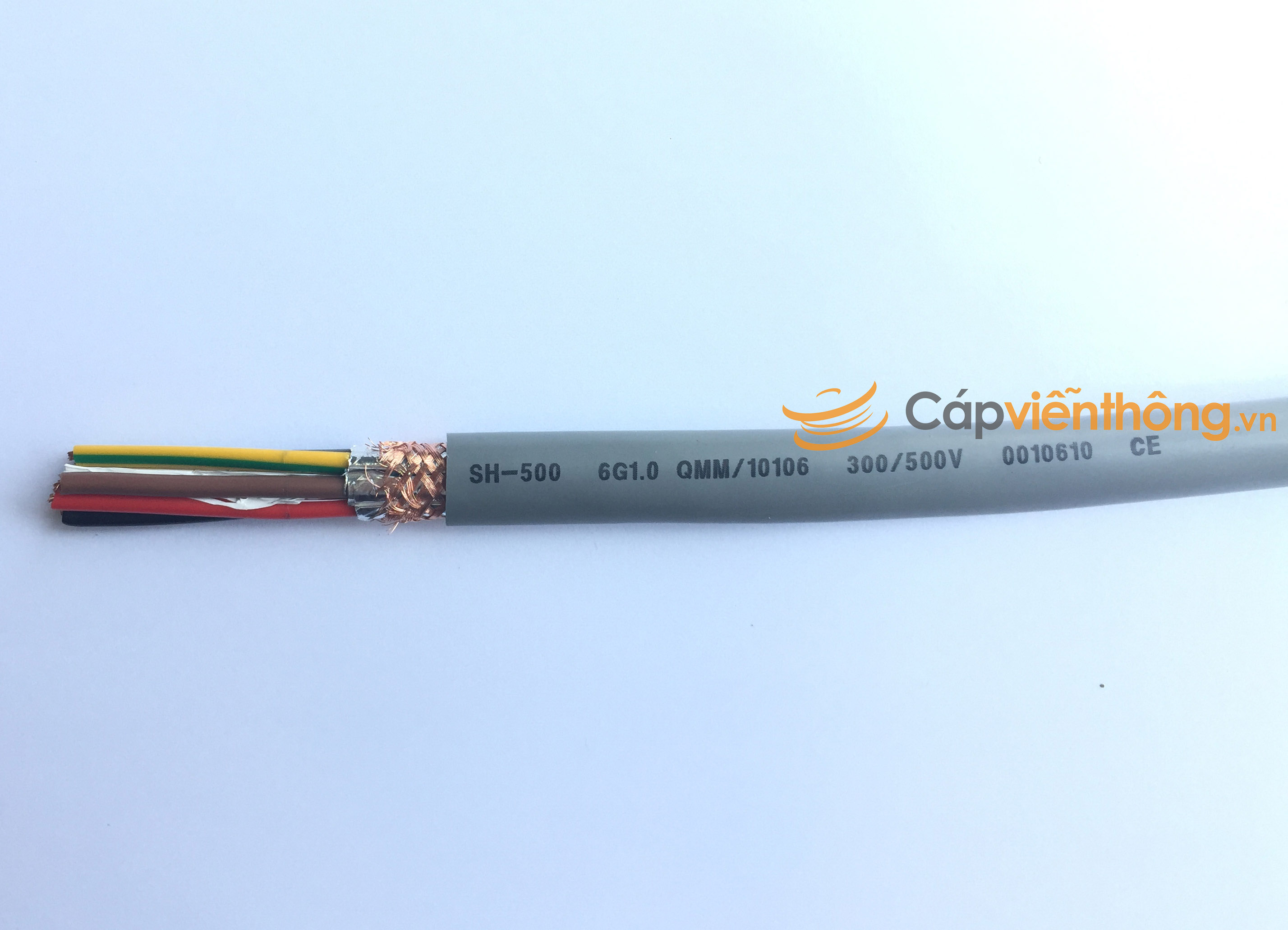 Cáp điều khiển có lưới Altek Kabel SH-500 6G 1.0QMM