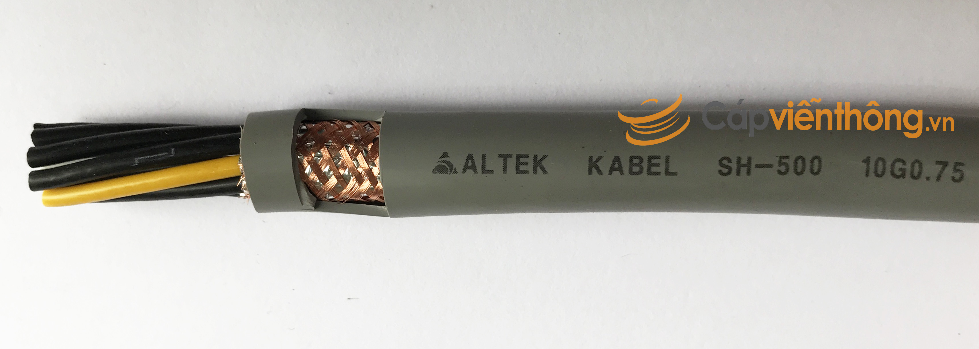 Cáp điều khiển có lưới Altek Kabel SH-500 10G 0.75QMM