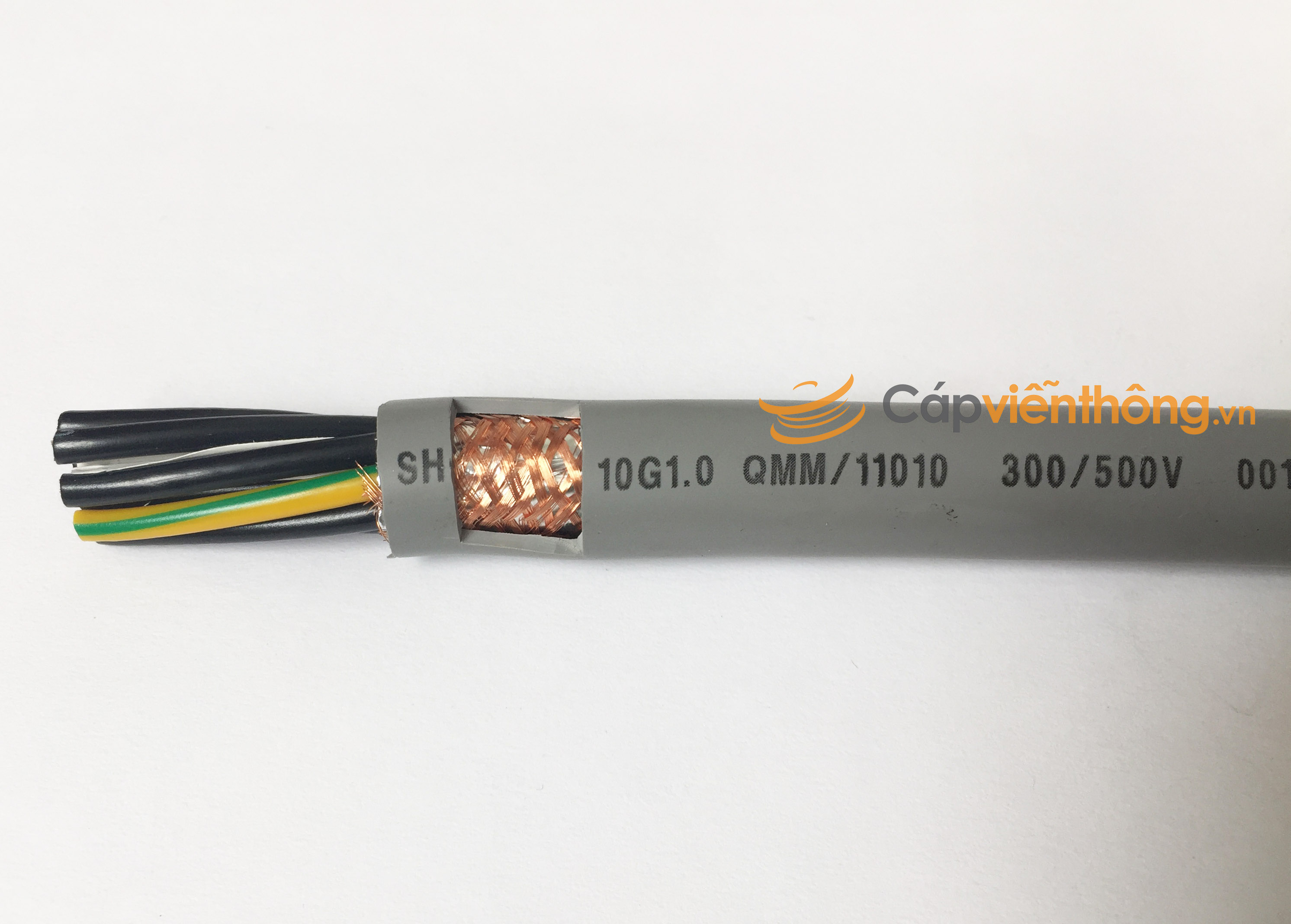 Cáp điều khiển có lưới Altek Kabel SH-500 10G 1.0QMM