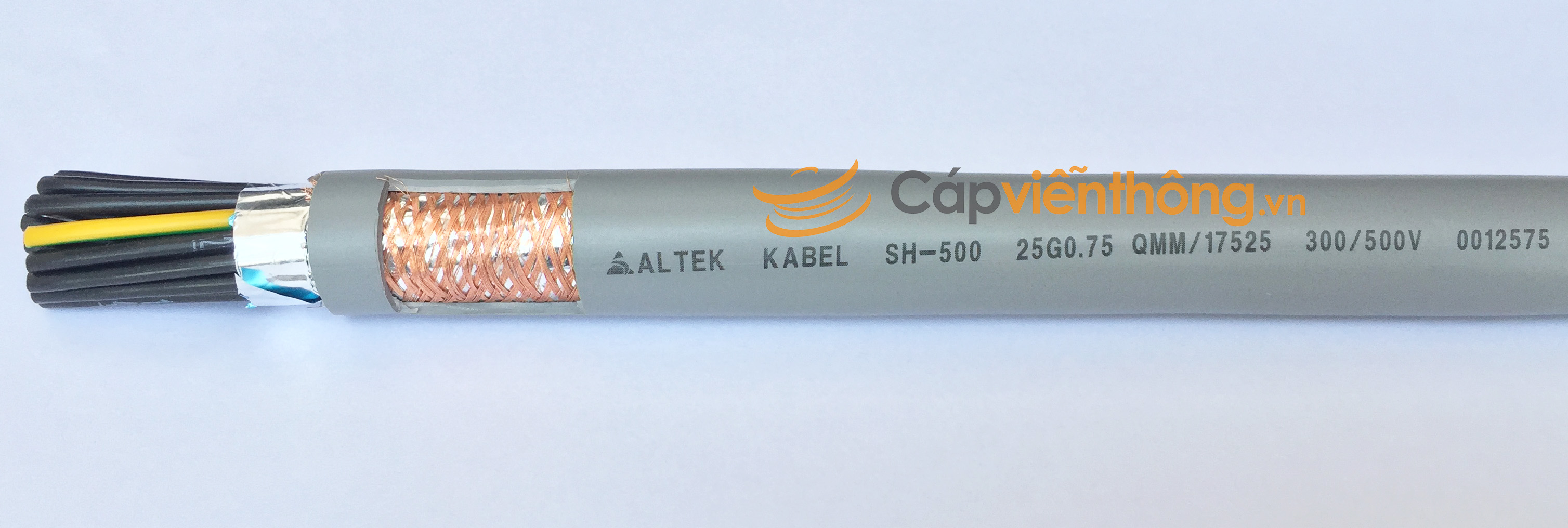 Cáp điều khiển có lưới Altek Kabel SH-500 25G 0.75QMM