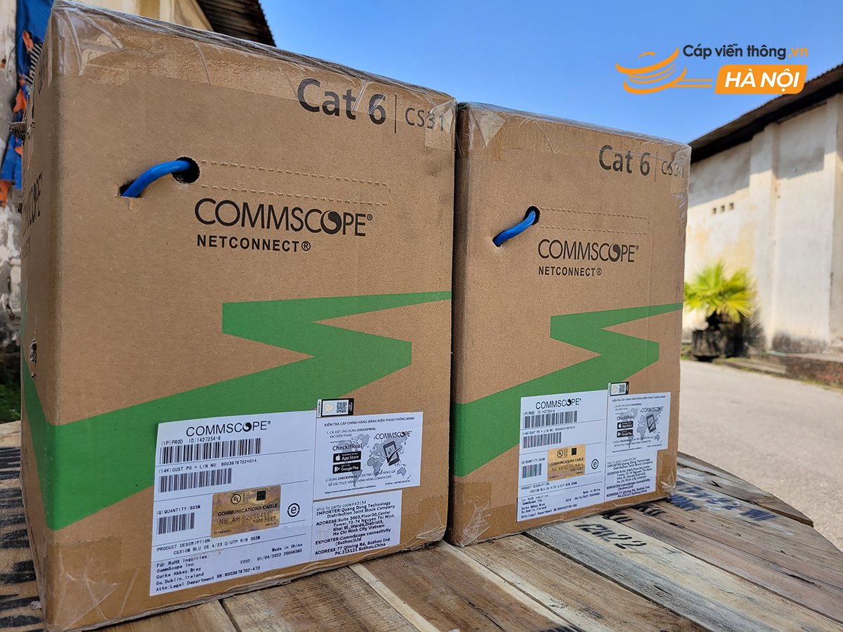 Cáp mạng Cat6 Commscope