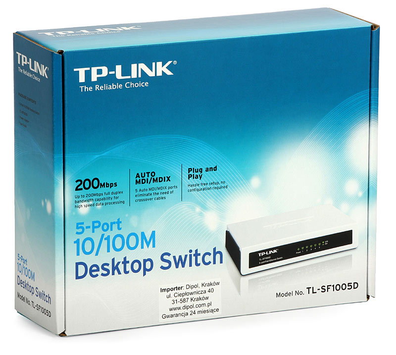 Switch TP Link TL-SF1005D 5 cá»ng